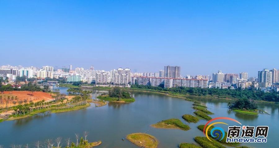 美景如畫！航拍?？谧畲鬂竦毓珗@——美舍河鳳翔濕地公園