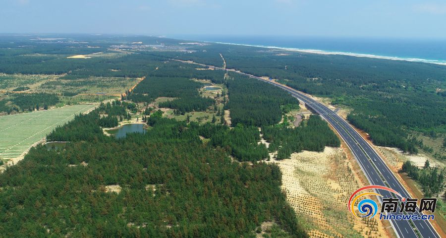 【瞰海南】航拍文昌“高顏值”濱海旅游公路